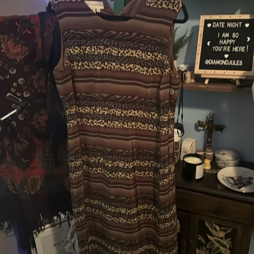 VTG Maggy London Leopard Dress